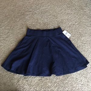 Forever 21 Navy Blue Skater Skirt